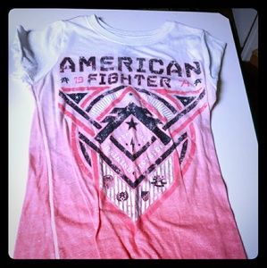 American fighter girls shirt